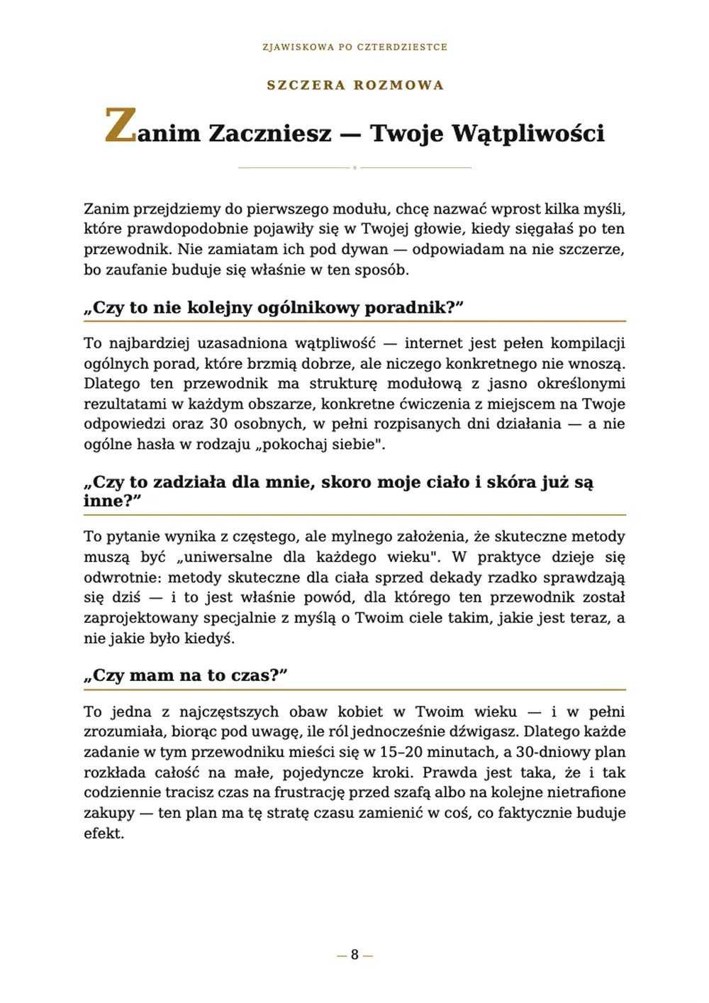 Zanim zaczniesz: Twoje wątpliwości