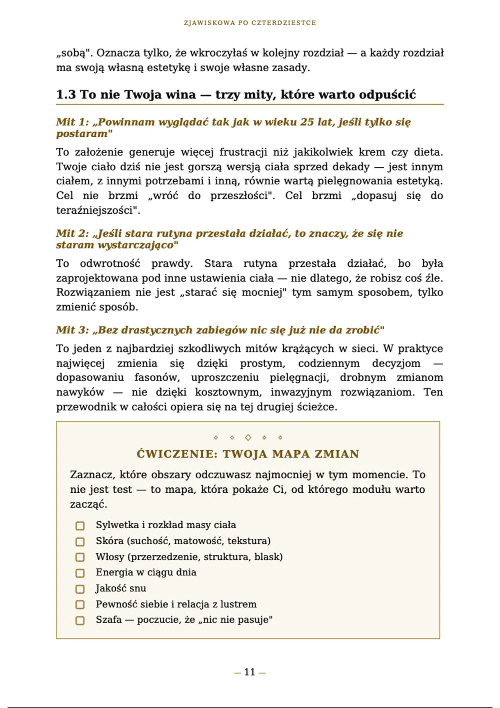 Ćwiczenie: Twoja Mapa Zmian